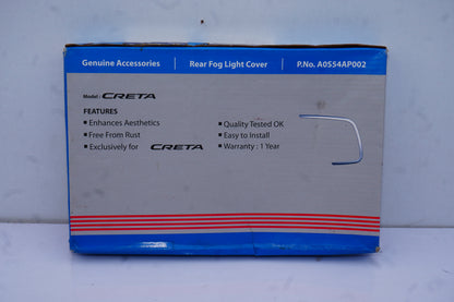 Rear Fog Lamp Cover Crome - Hyundai Creta